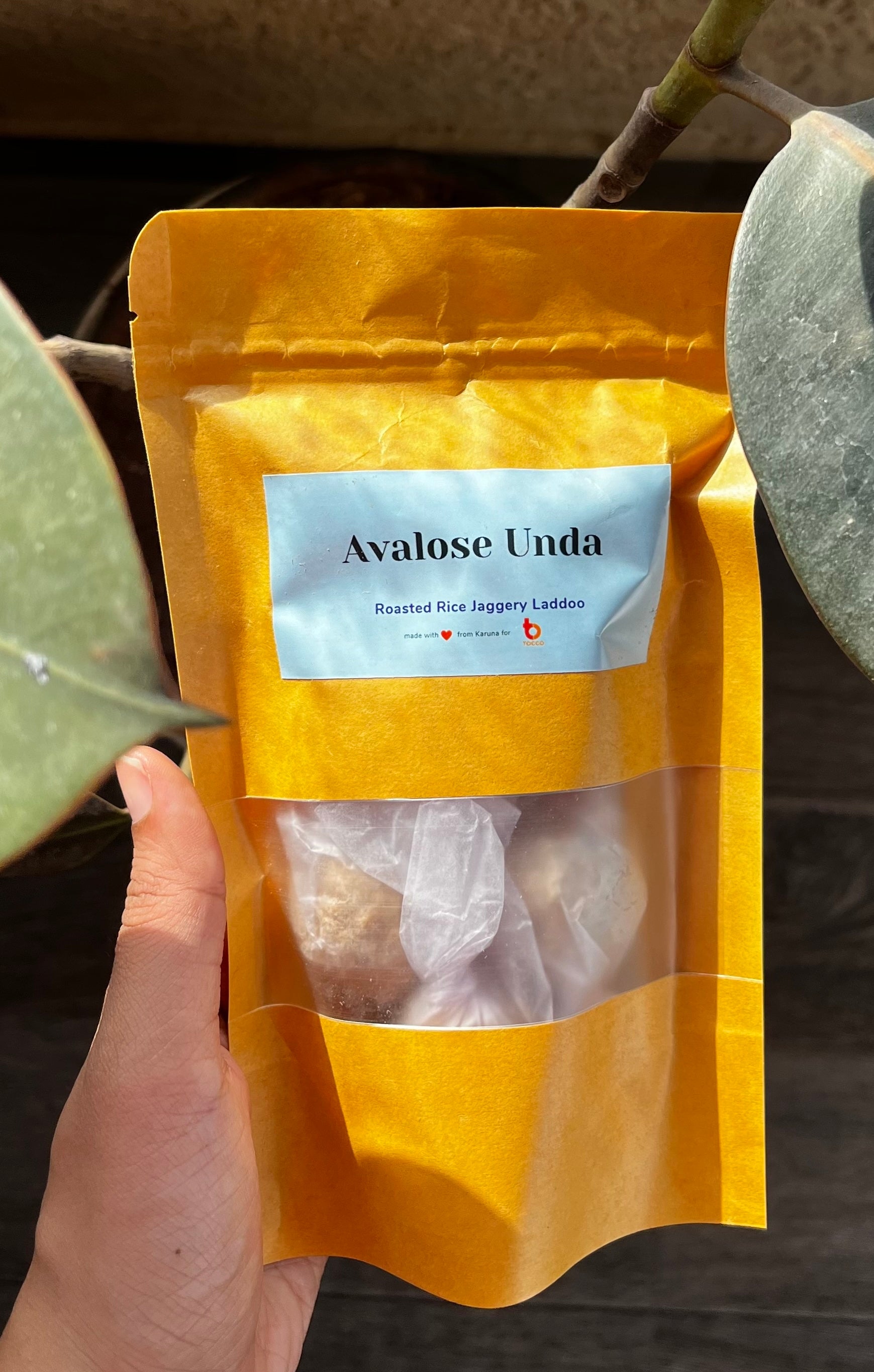 Homemade Avalose Unda-Jaggery Rice Roasted Laddoo Pack-Tocco