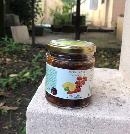 Homemade Preservative Free Dates Lime Pickle-Tocco