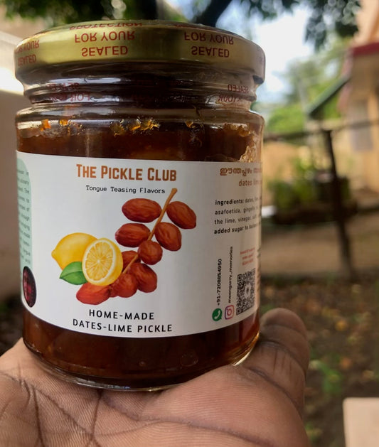 Natural Vegan Preservative Free Homemade Dates Lime Pickle-Tocco